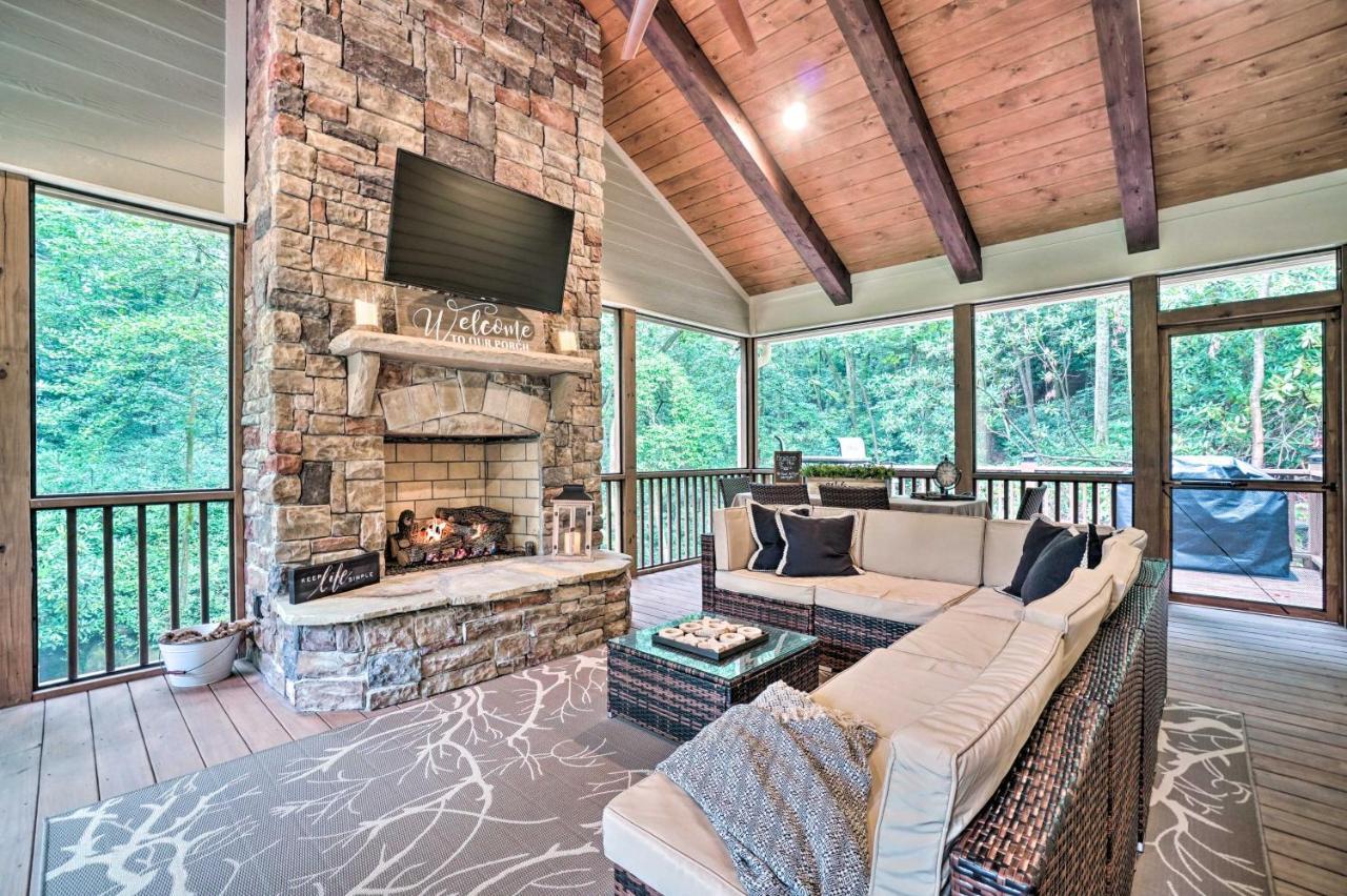Hootenanny At Horton Creek Creekside Escape! Helen Exterior foto