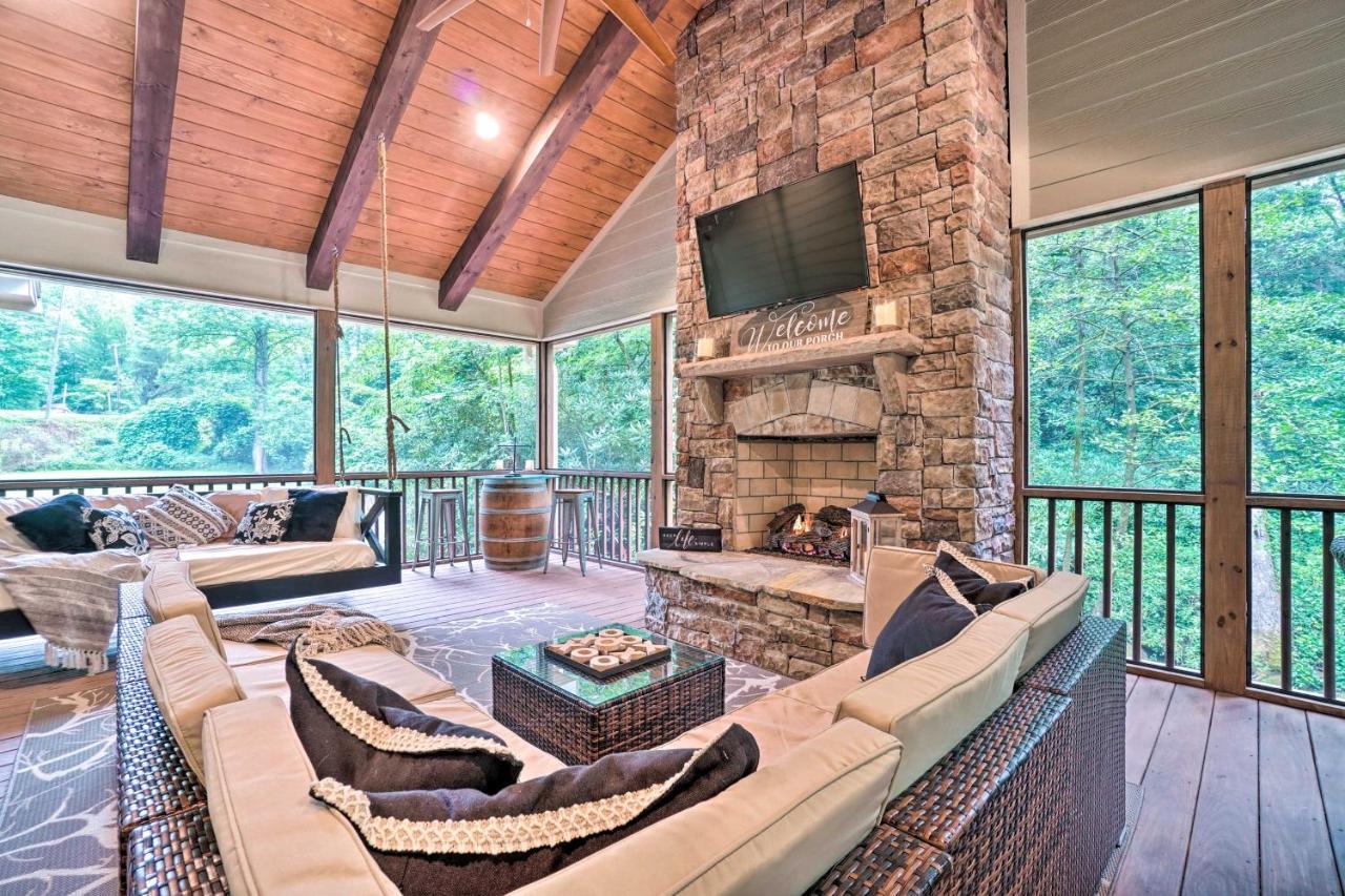 Hootenanny At Horton Creek Creekside Escape! Helen Exterior foto